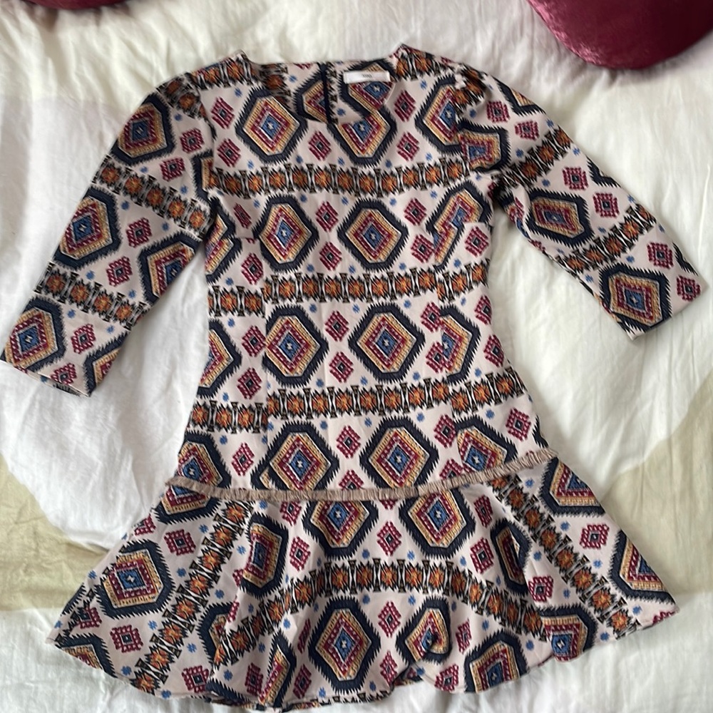 Ikat  print cute dress